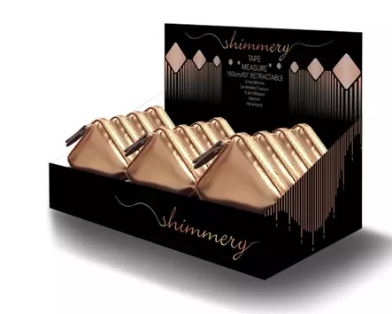 HEMLINE RULLAMITTANAUHA LAJITELMA RUUSUKULTA 15 KPL 150CM/60" - Ompelutarvike lajitelmat - 17701 - 1