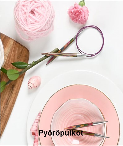 Pyöröpuikot neulontaan