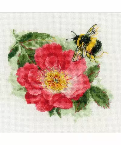 RIOLIS RISTIPISTOTYÖ FURRY BUMLEBEE RIOLIS-2210 - Ristipistotyöt - 36183 - 1
